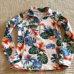 Tommy Bahama Women’s Long Sleeve Sweatshirt Palm and Floral Design